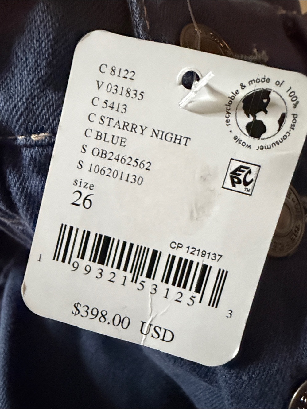 NWT FREE PEOPLE WE THE FREE KALEIDOSCOPE WIDE LEG JEANS - Picture 8 of 8